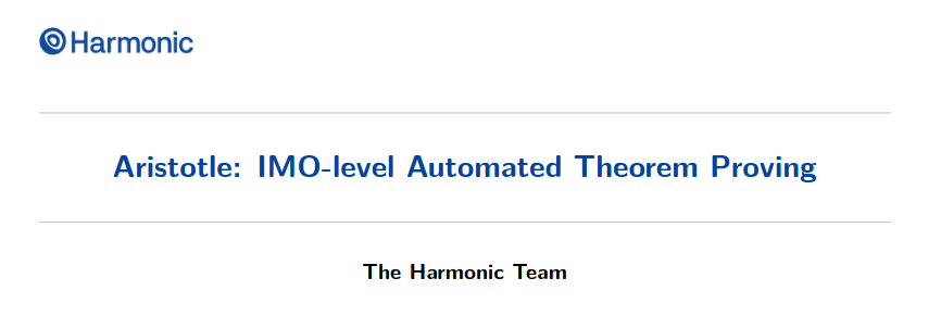Harmonic gold medal, IMO 2025